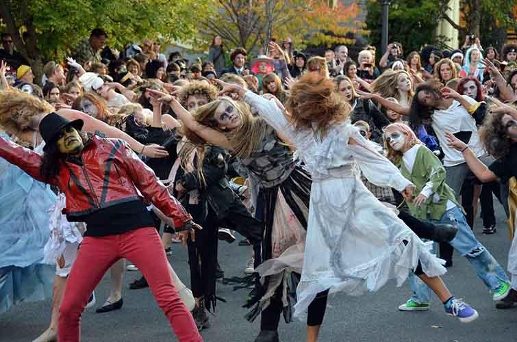 Dancing in Street